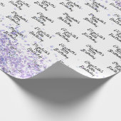 Glitzer Geschenkpapier (Ecke)
