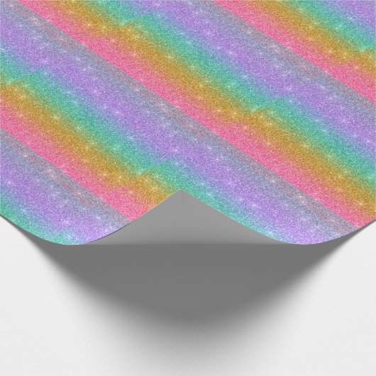 Glitzer Geschenkpapier (Ecke)