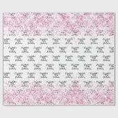 Glitzer Geschenkpapier (Flach)