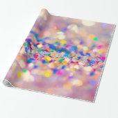 Glitzer Geschenkpapier (Ungerollt)