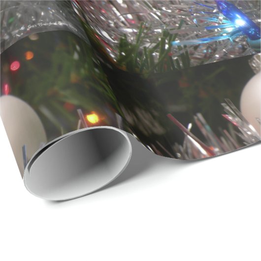 Glitzer Geschenkpapier (Rolleneckpunkt)