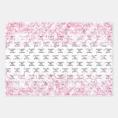 Glitzer Geschenkpapier Set (Vorderseite 2)
