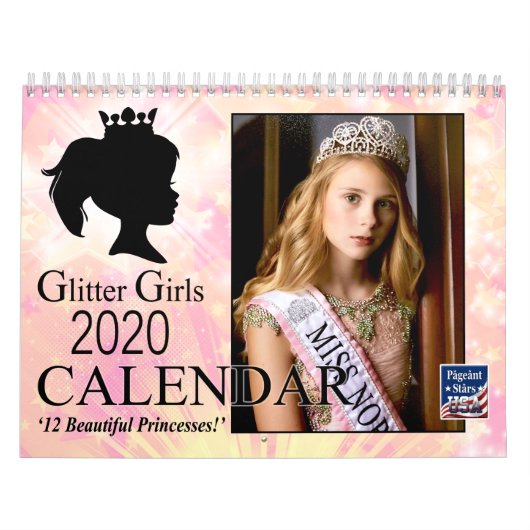Glitzer Girls 2020, Pageant Princess Kalender (Titelbild)