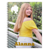 Glitzer Girls Alanna Spiral Foto Notebook Notizblock (Vorderseite)