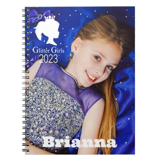 Glitzer Girls Brianna Spiral Notebook Notizblock (Vorderseite)
