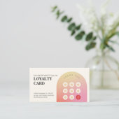 Glitzer Girly Beauty Nail Salon Loyalität Karte (Stehend Vorderseite)