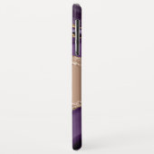 Glitzer Girly Rose Gold Lila Stilvoll Case-Mate iPhone Hülle (Hinten/Links)