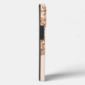 Glitzer Girly Sparkle Rose Gold Brautparty Case-Mate iPhone Hülle (Rückseite / Rechts)