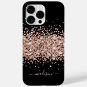 Glitzer Girly Sparkle Sweet 16 Blush Pink Case-Mate iPhone Hülle (Rückseite)