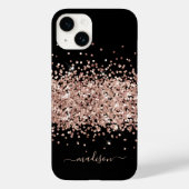 Glitzer Girly Sparkle Sweet 16 Blush Pink Case-Mate iPhone Hülle (Rückseite)