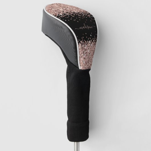 Glitzer Girly Sparkle Sweet 16 Blush Pink Golf Headcover (angewinkelt)