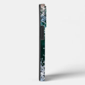 Glitzer Girly Sweet 16 Sparkle Aquamarin Case-Mate iPhone Hülle (Rückseite / Rechts)