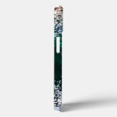 Glitzer Girly Sweet 16 Sparkle Aquamarin Case-Mate iPhone Hülle (Rückseite / Rechts)