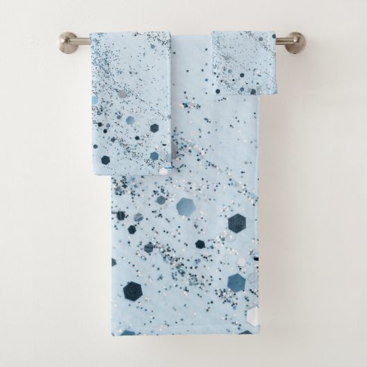 Glitzer Glam 2 #art #Glitzer Badhandtuch Set (Insitu)
