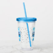 Glitzer Glam Acryltrinkbecher (Links)