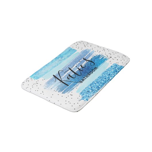 Glitzer Glam Badematte (Schrägansicht)