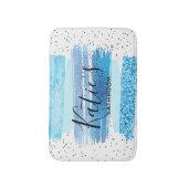 Glitzer Glam Badematte (Vorderseite Vertikal)