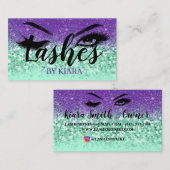 Glitzer Glam Business Cards Visitenkarte (Vorne/Hinten)