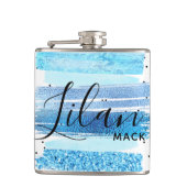 Glitzer Glam Flachmann (Vorderseite)