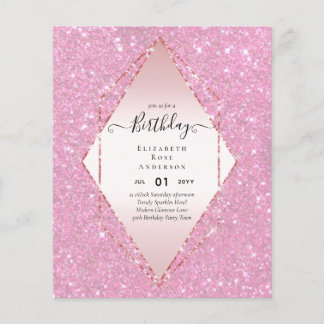 GLITZER Glam Foil Hübsch Jegliches Alter Flyer