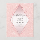 GLITZER Glam Foil Hübsch Jegliches Alter Flyer<br><div class="desc">*** HINWEIS: Diese Budgetoption ist ein Flyer (Umschläge NICHT inbegriffen), daher der niedrige Preis - SATIN ist hier die dickere Wahl. Für weitere Einladungs-Optionen (dickere/größere Papier-/Kartentypen: In 'Einladung' mit den Seitenwerkzeugen *** FAQS *** Dieses Element hat Textvorlagenfelder BEIDE Seiten für Mehrwert! Fügen Sie weitere Details hinzu, wie UAWG, Anfahrtsskizzen, Venusdaten,...</div>