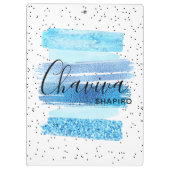 Glitzer Glam Klemmbrett (Rückseite)