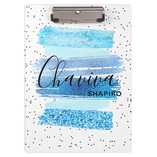 Glitzer Glam Klemmbrett (Vorderseite)