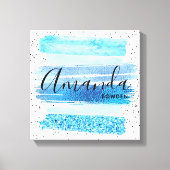 Glitzer Glam Leinwanddruck (Vorderseite)