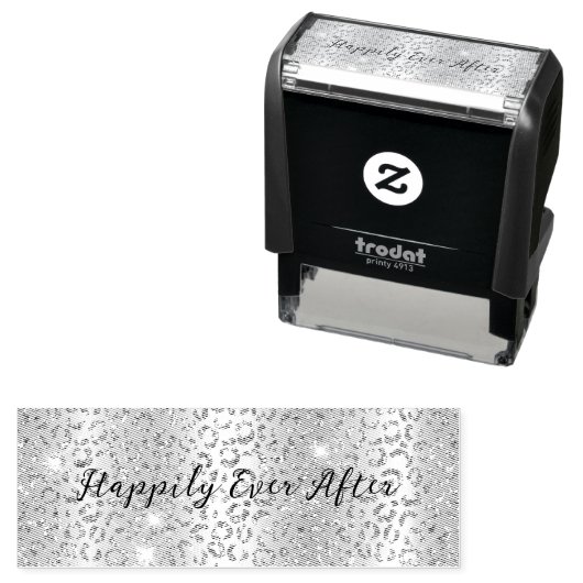 Glitzer Glam Leopard Permastempel (Beispiel)