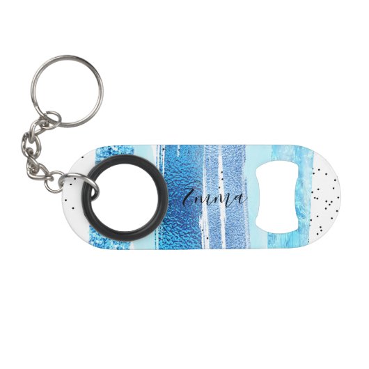 Glitzer Glam Mini Flaschenöffner (Vorderseite (Horizontal))