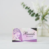 Glitzer Glam Moderner Friseur Salon Visitenkarte (Stehend Vorderseite)