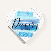 Glitzer Glam Notizbuch (Vorderseite)