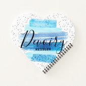 Glitzer Glam Notizbuch (Rückseite)