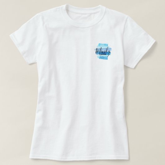 Glitzer Glam T-Shirt (Design vorne)