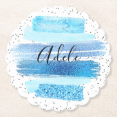 Glitzer Glam Untersetzer (Vorderseite)