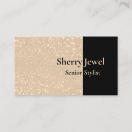 Glitzer Glamour Business Card Visitenkarte