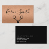 Glitzer Glamour / Salon Stylist Visitenkarte (Vorne/Hinten)