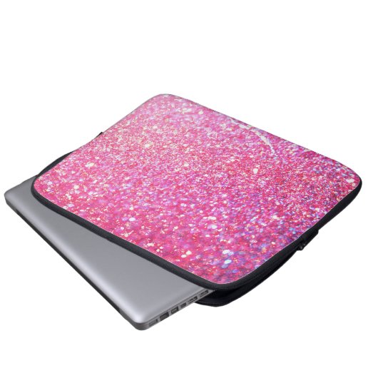 Glitzer-glänzender Luxus Laptopschutzhülle (Vorne Knopf)