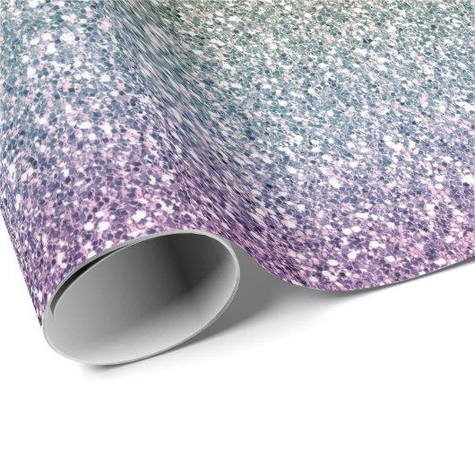 Glitzer Glitz Rainbow Geschenkpapier (Rolleneckpunkt)