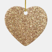Glitzer-Glitzern aus Hell-Kupfer Keramik Ornament (Hinten)