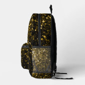 Glitzer-Glitzern für Gold-Imitate Bedruckter Rucksack (Rechts)