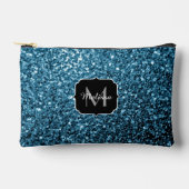 Glitzer-Glitzern für hellblaue Imitate Zubehörtasche (Vorderseite)
