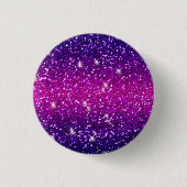 Glitzer Glitzern Lila Rosa Textur Button (Vorderseite)