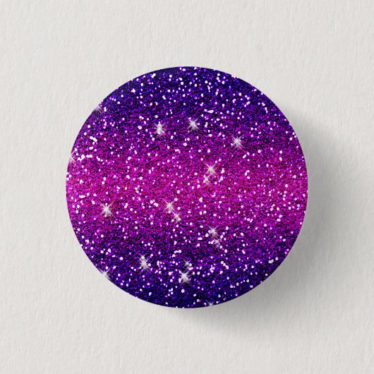 Glitzer Glitzern Lila Rosa Textur Button (Vorderseite)