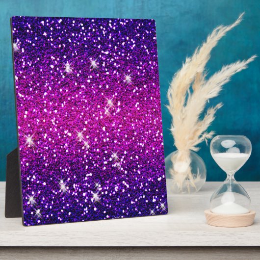 Glitzer Glitzern Lila Rosa Textur Fotoplatte (Seite)
