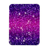 Glitzer Glitzern Lila Rosa Textur Magnet (Vertikal)