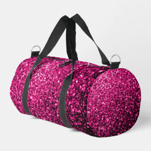 Glitzer-Glitzern mit heißen rosa Imitaten Duffle Bag