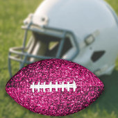 Glitzer-Glitzern mit heißen rosa Imitaten Football