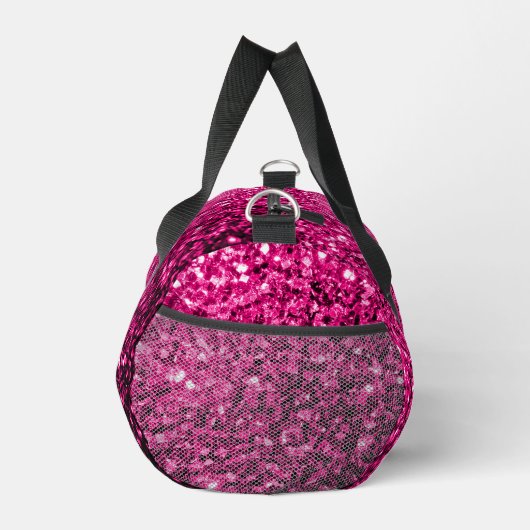 Glitzer-Glitzern mit hellrosa Imitaten Duffle Bag (Rechts)