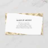 Glitzer-Glitzern-Tropfen Visitenkarte (Rückseite)